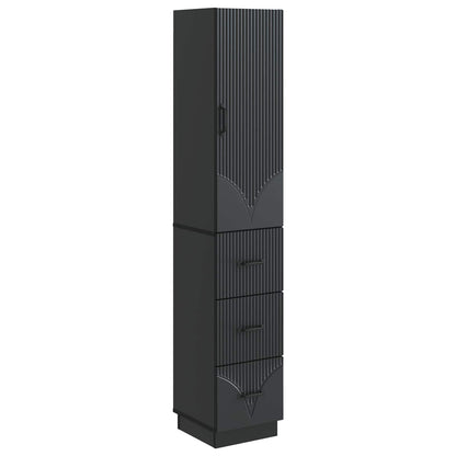 Set di armadi 2 pcs Nero 33 x 34,5 x 87 cm Legno ingegnerizzato | homemem39