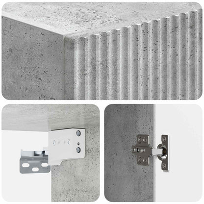 Set di armadi 2 pcs Grigio Cemento 33 x 34,5 x 87 cm | homemem39