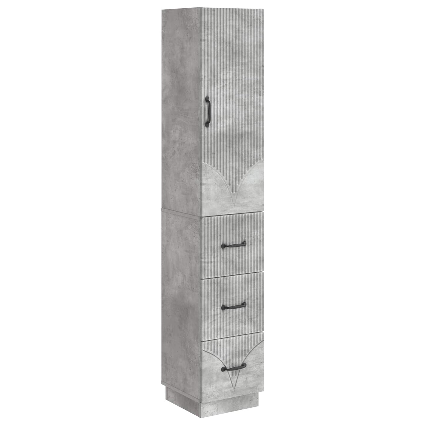 Set di armadi 2 pcs Grigio Cemento 33 x 34,5 x 87 cm | homemem39