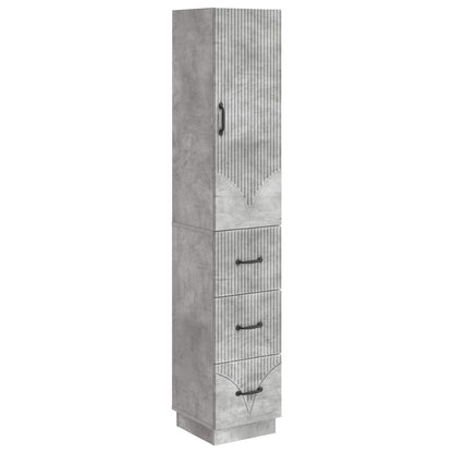 Set di armadi 2 pcs Grigio Cemento 33 x 34,5 x 87 cm | homemem39