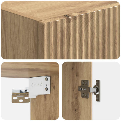 Set di armadi 2 pcs Rovere Artigianale 33 x 34,5 x 87 cm | homemem39
