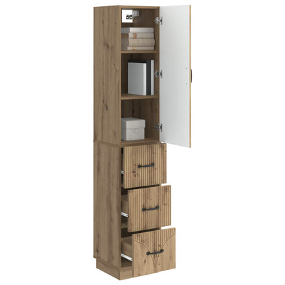 Set di armadi 2 pcs Rovere Artigianale 33 x 34,5 x 87 cm | homemem39