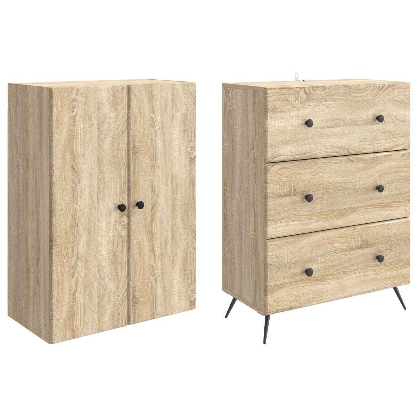 Set di armadi 2 pcs Rovere Sonoma 66 x 34,5 x 90 cm | homemem39