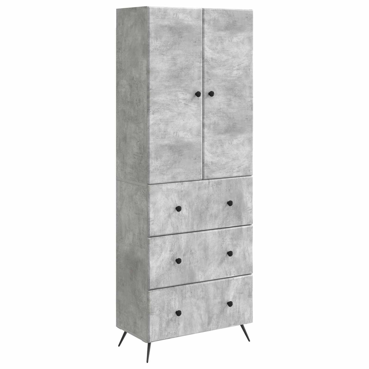 Set di armadi 2 pcs Grigio Cemento 66 x 34,5 x 90 cm | homemem39