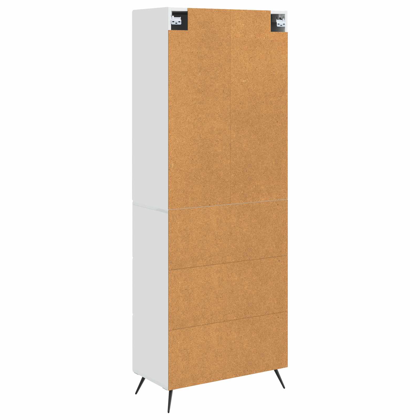 Set di armadi 2 pcs Bianco Lucido 66 x 34,5 x 90 cm | homemem39