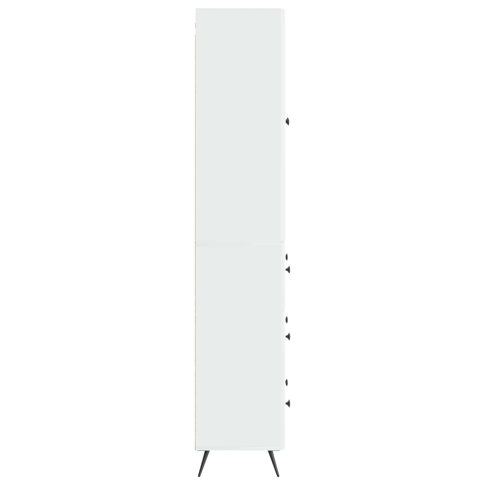 Set di armadi 2 pcs Bianco Lucido 66 x 34,5 x 90 cm | homemem39