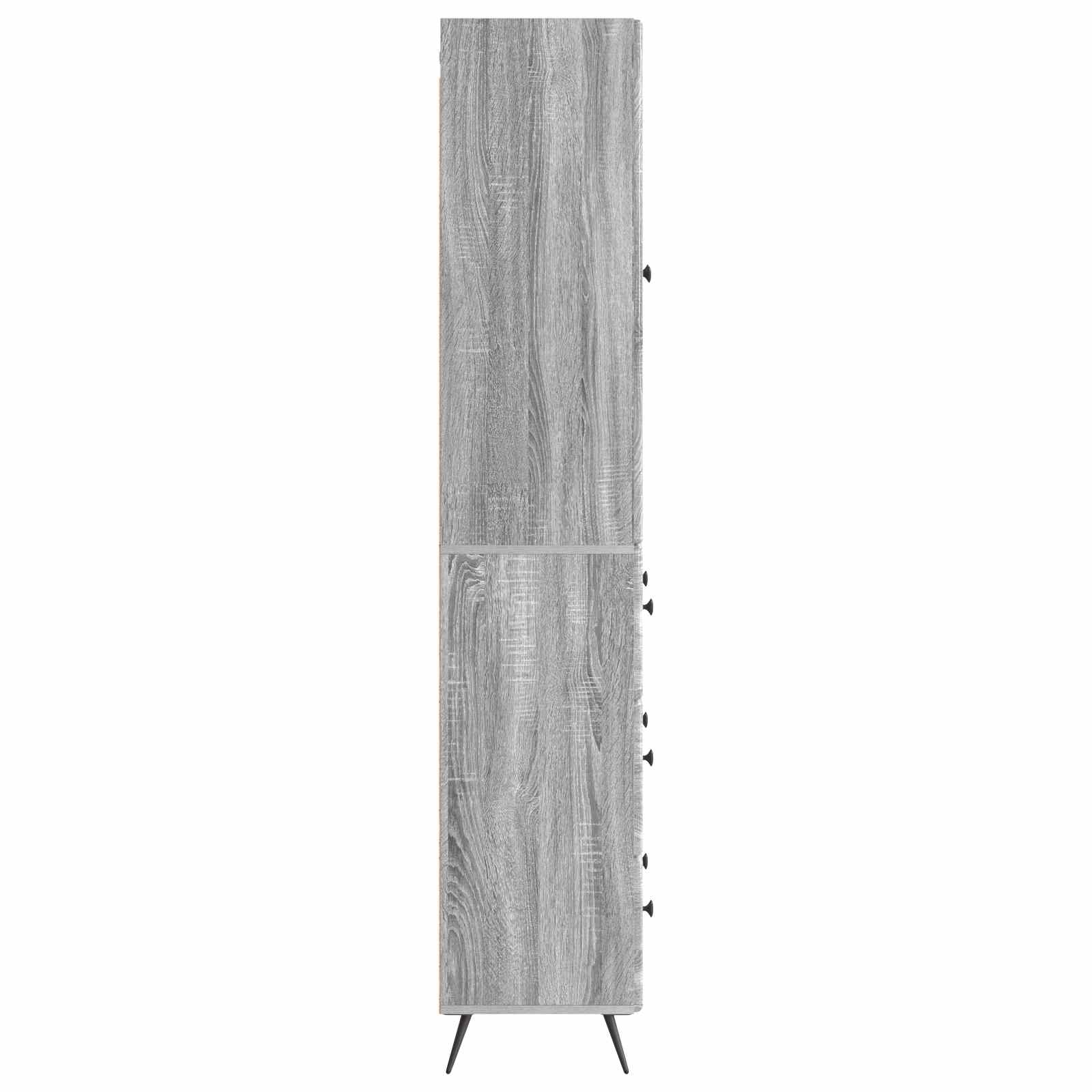 Set di armadi 2 pcs Sonoma grigio 66 x 34,5 x 90 cm | homemem39