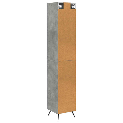 Set di armadi 2 pcs Grigio Cemento 34,5 x 34,5 x 90 cm | homemem39