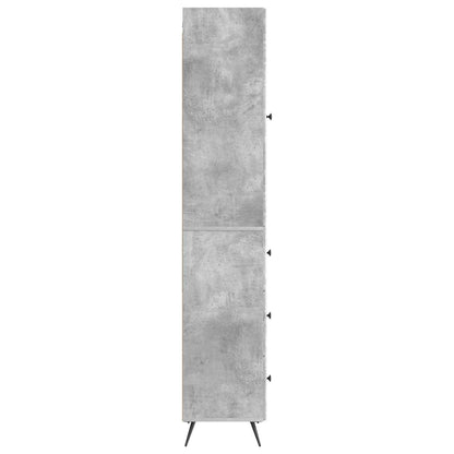 Set di armadi 2 pcs Grigio Cemento 34,5 x 34,5 x 90 cm | homemem39