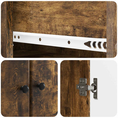 Set di armadi 2 pcs Rovere Fumo 34,5 x 34,5 x 90 cm | homemem39