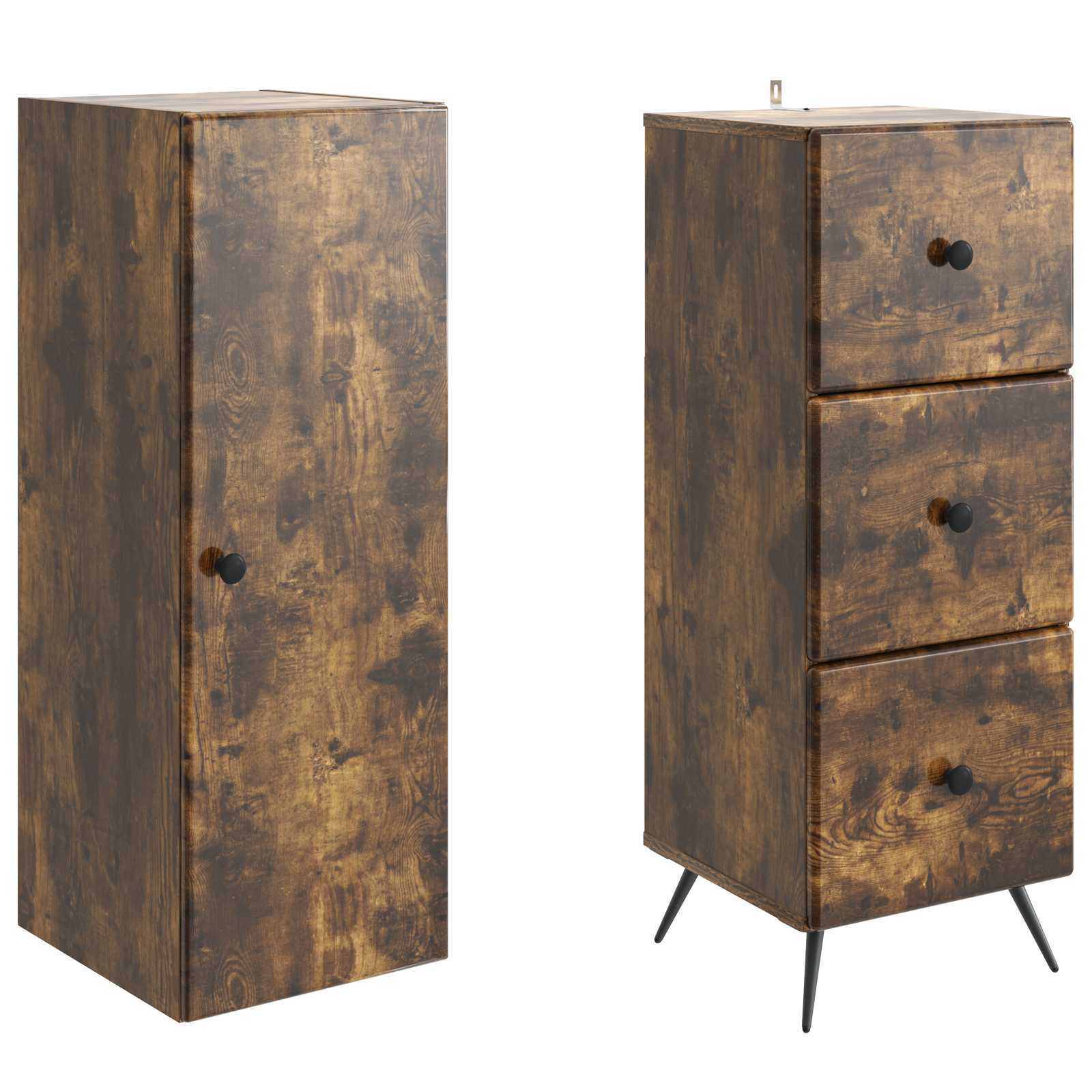 Set di armadi 2 pcs Rovere Fumo 34,5 x 34,5 x 90 cm | homemem39