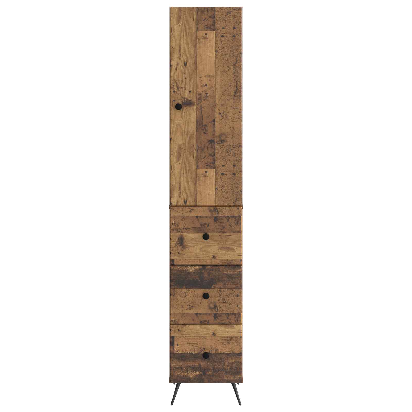 Set di armadi 2 pcs Legno antico 34,5 x 34,5 x 90 cm | homemem39