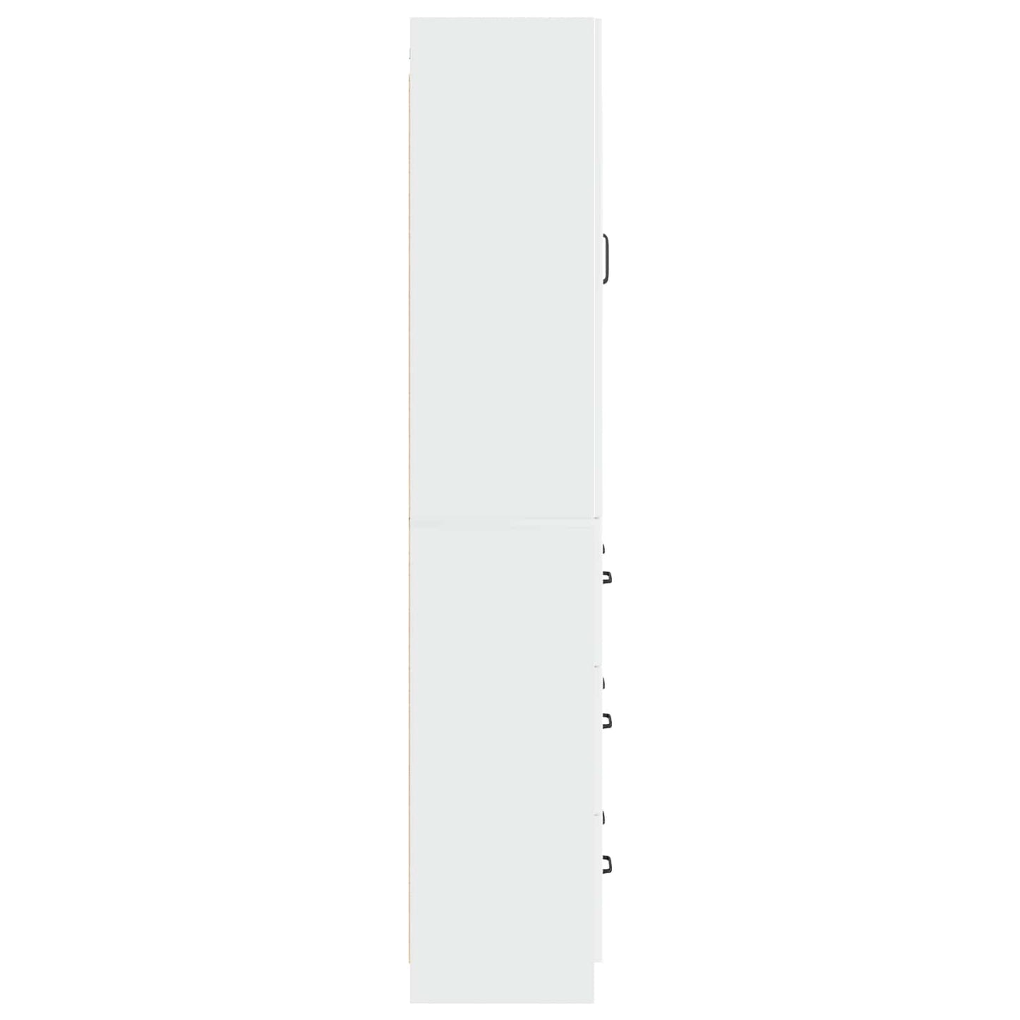 Set di armadi 2 pcs Bianco Lucido 66 x 34,5 x 87 cm | homemem39