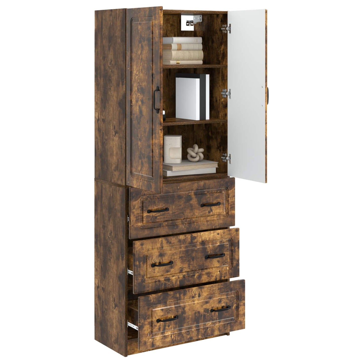 Set di armadi 2 pcs Rovere Fumo 66 x 34,5 x 87 cm | homemem39