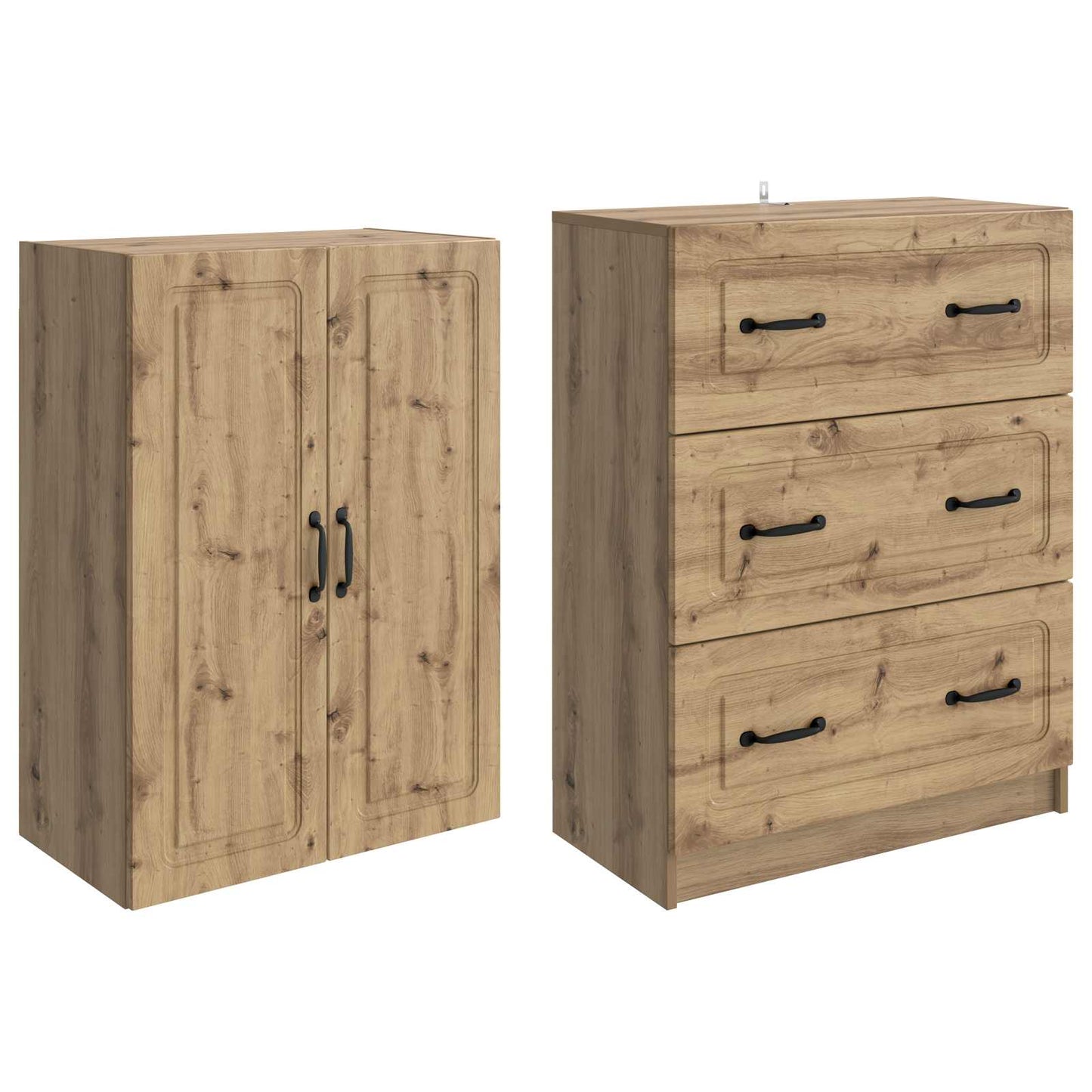Set di armadi 2 pcs Rovere Artigianale 66 x 34,5 x 87 cm | homemem39