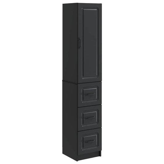 Set di armadi 2 pcs Nero 33 x 34,5 x 87 cm Legno ingegnerizzato | homemem39