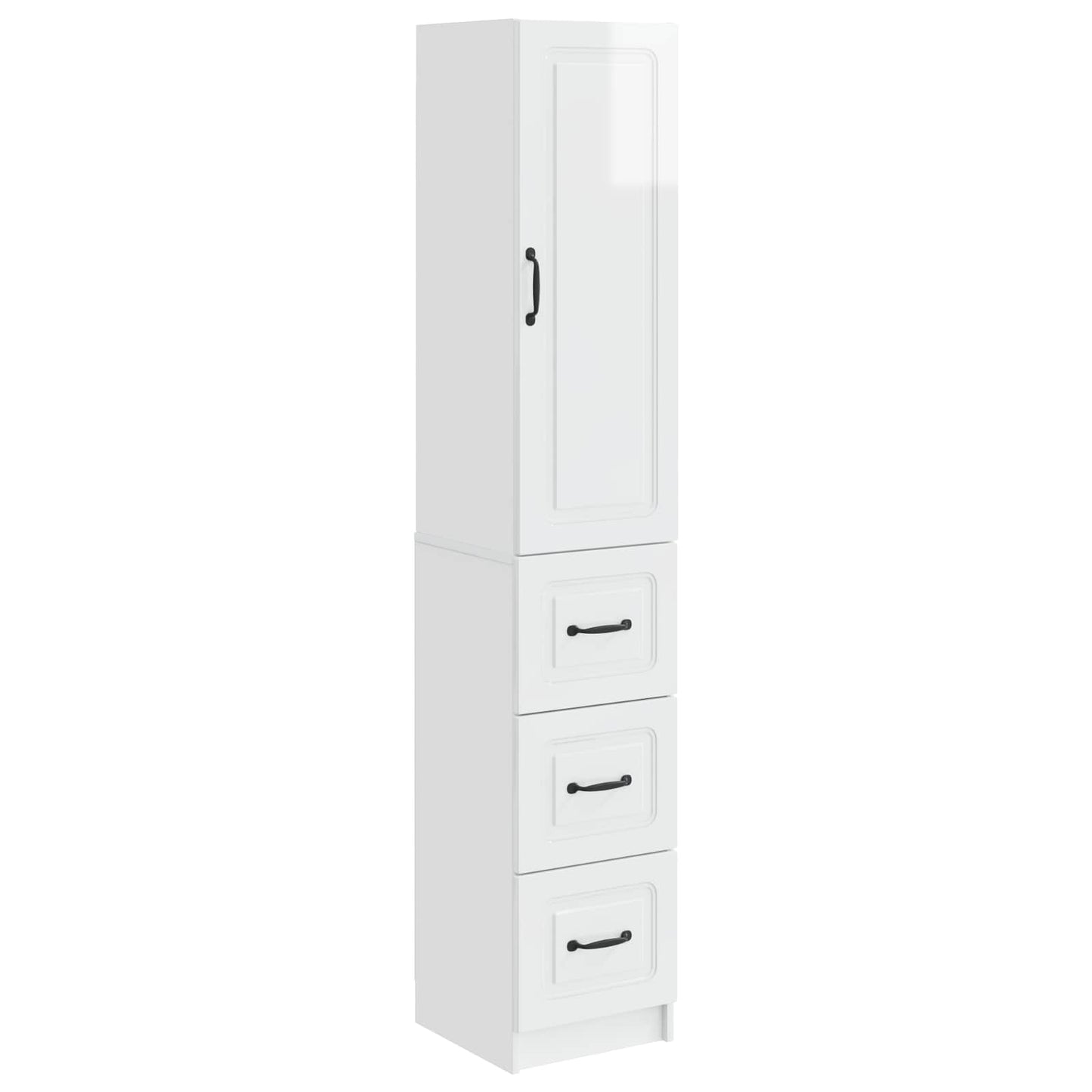 Set di armadi 2 pcs Bianco Lucido 33 x 34,5 x 87 cm | homemem39