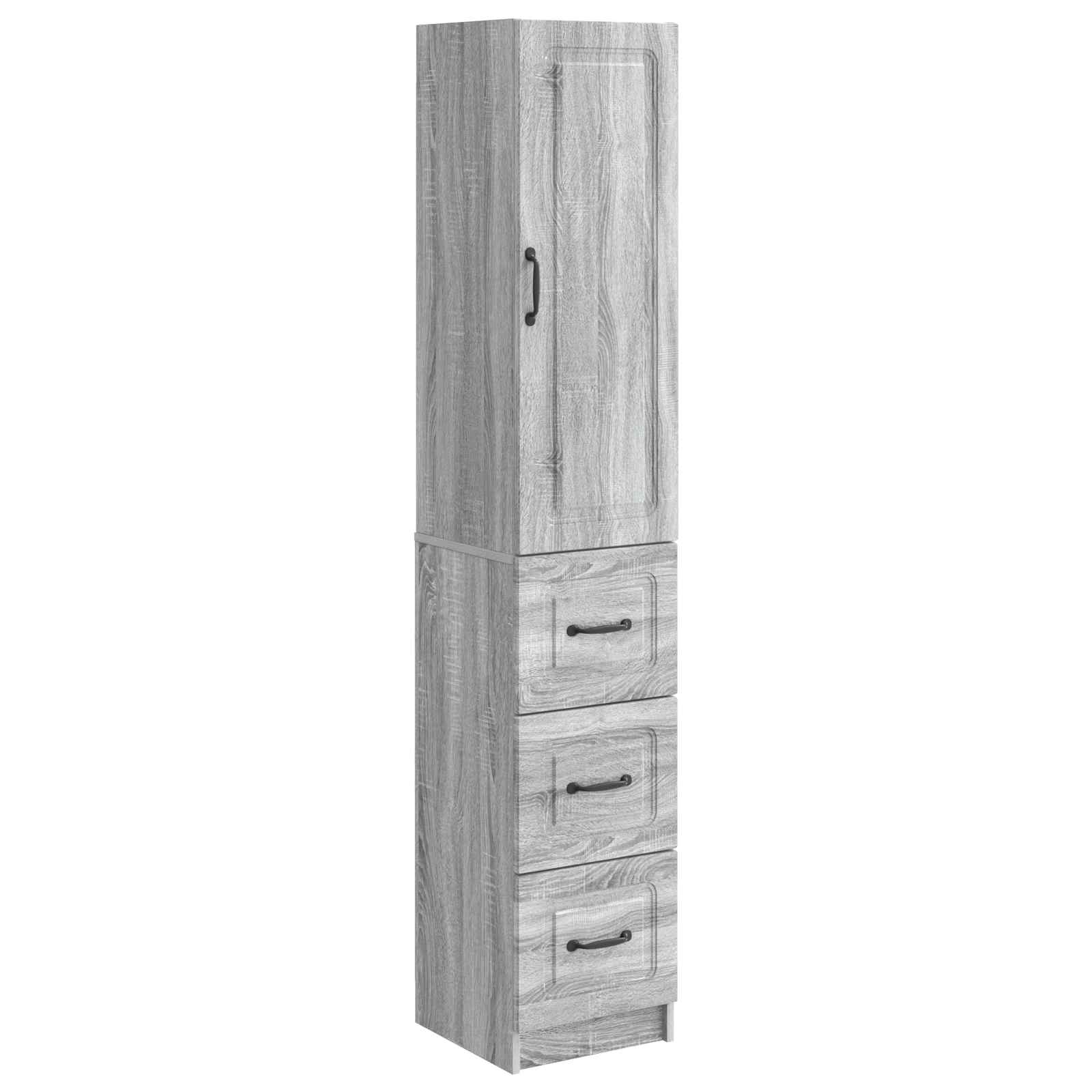 Set di armadi 2 pcs Sonoma grigio 33 x 34,5 x 87 cm | homemem39