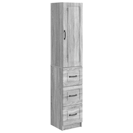 Set di armadi 2 pcs Sonoma grigio 33 x 34,5 x 87 cm | homemem39