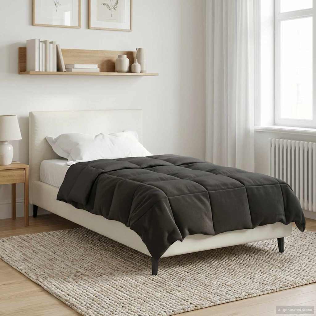 Piumino Letto Estivo 135 x 200 cm Estate 200 gsm Antracite