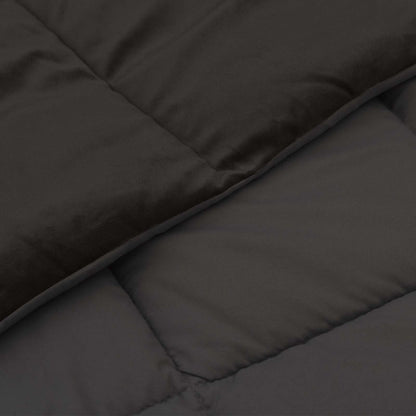 Piumino Letto Estivo 200 x 200 cm Estate Antracite Traspirante