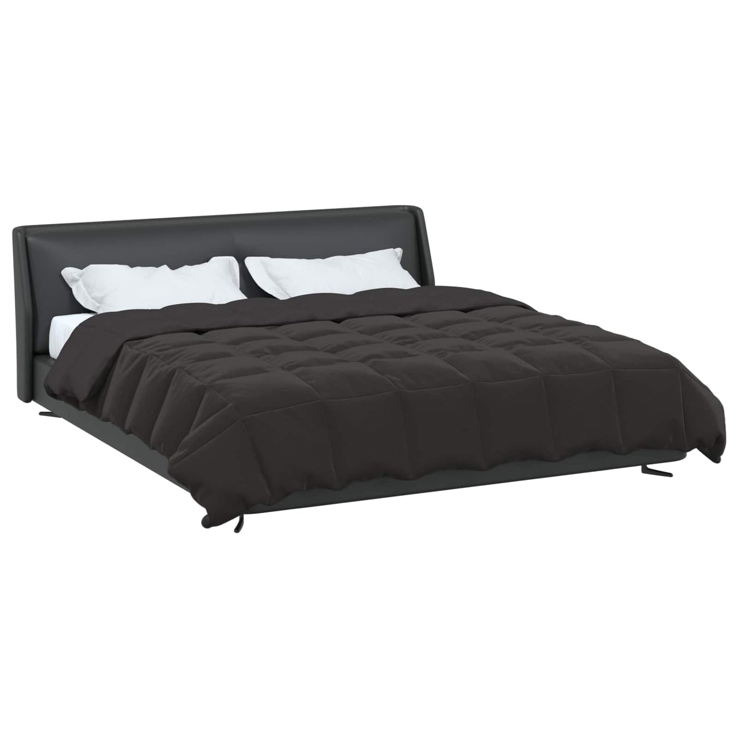 Piumino Letto Estivo 220 x 260 cm Estate Antracite Traspirante