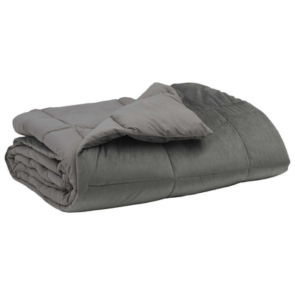 Piumino Letto Estivo 155 x 200 cm Estate Grigio Chiaro