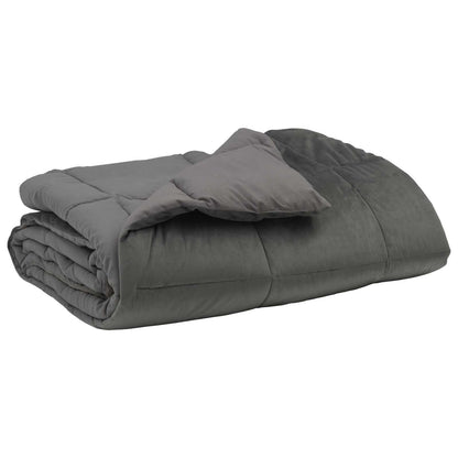 Piumino Letto Estivo 200 x 200 cm Estate Grigio Chiaro