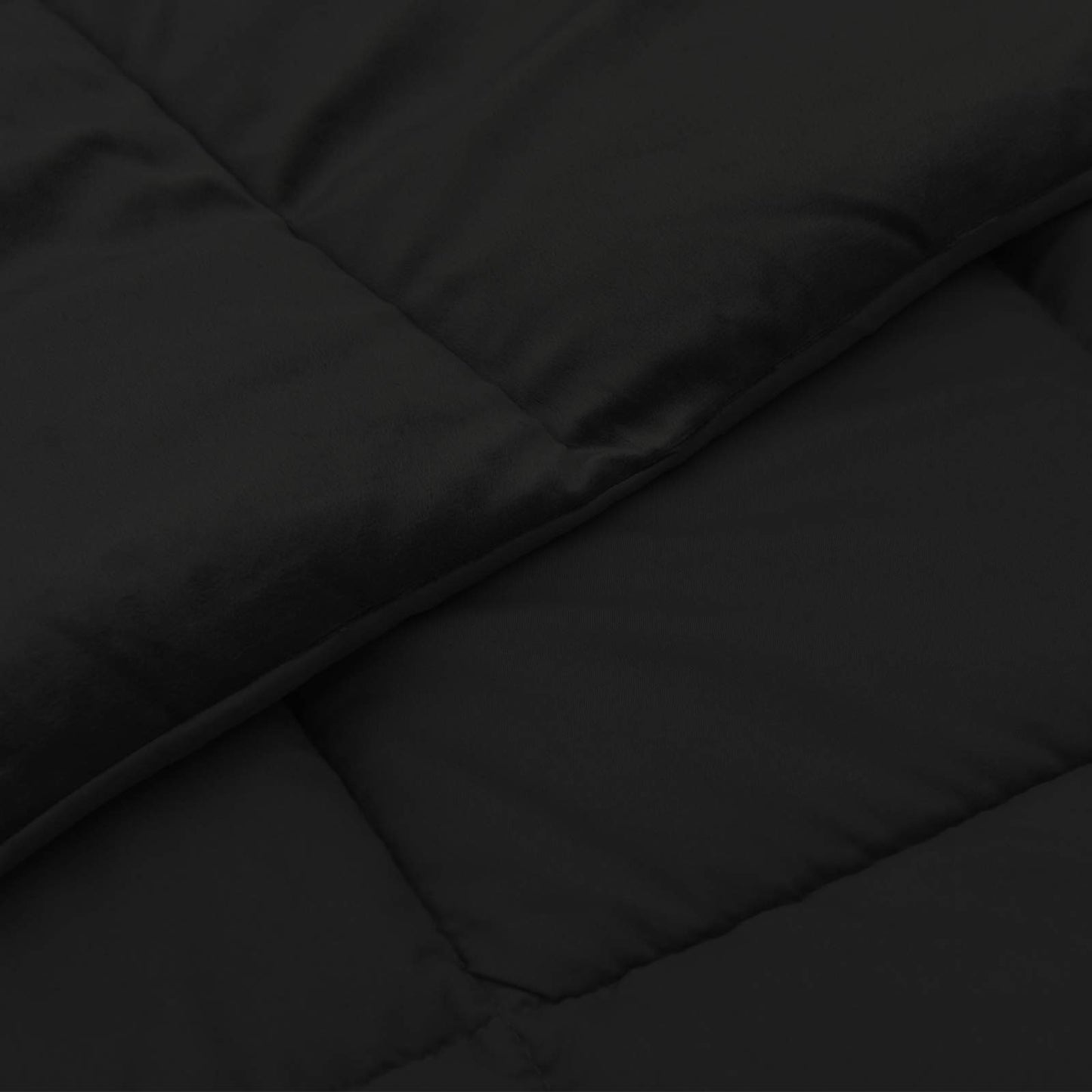 Piumino Letto Estivo 220 x 240 cm Estate Nero Traspirante
