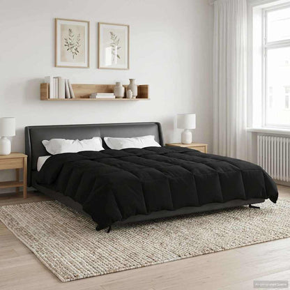 Piumino Letto Estivo 240 x 260 cm Estate Nero Traspirante