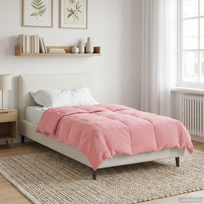 Duvet Estivo Trapuntato Rosa 135 x 200 cm Microfibra | homemem39