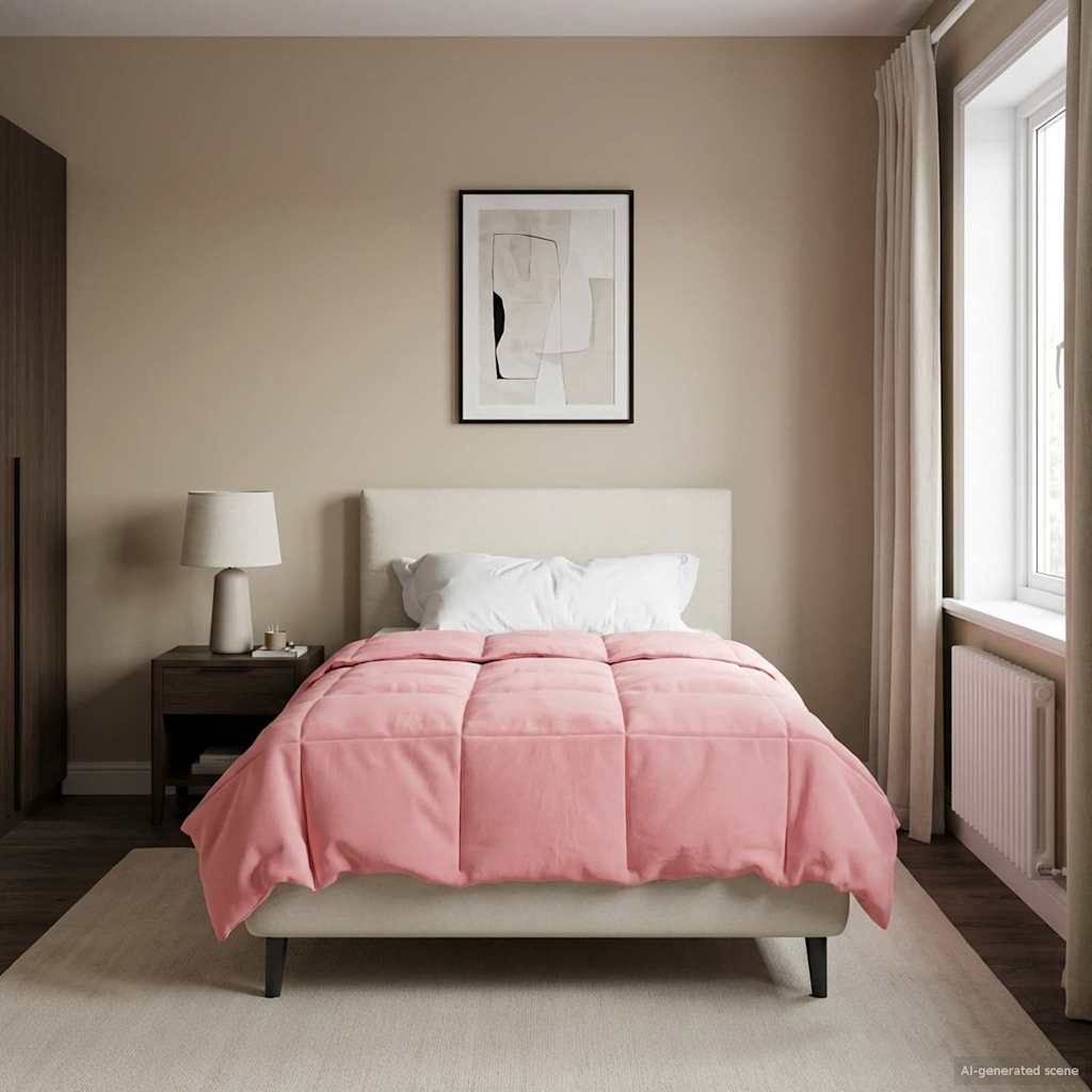Piumino Letto Estivo 140 x 200 cm Estate Rosa Traspirante