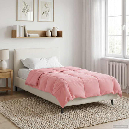 Piumino Letto Estivo 155 x 200 cm Estate Rosa Traspirante