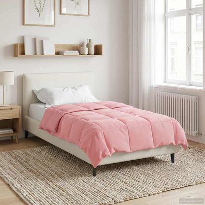 Piumino Letto Estivo 140 x 220 cm Estate Rosa Traspirante