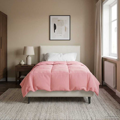 Piumino Letto Estivo 140 x 220 cm Estate Rosa Traspirante
