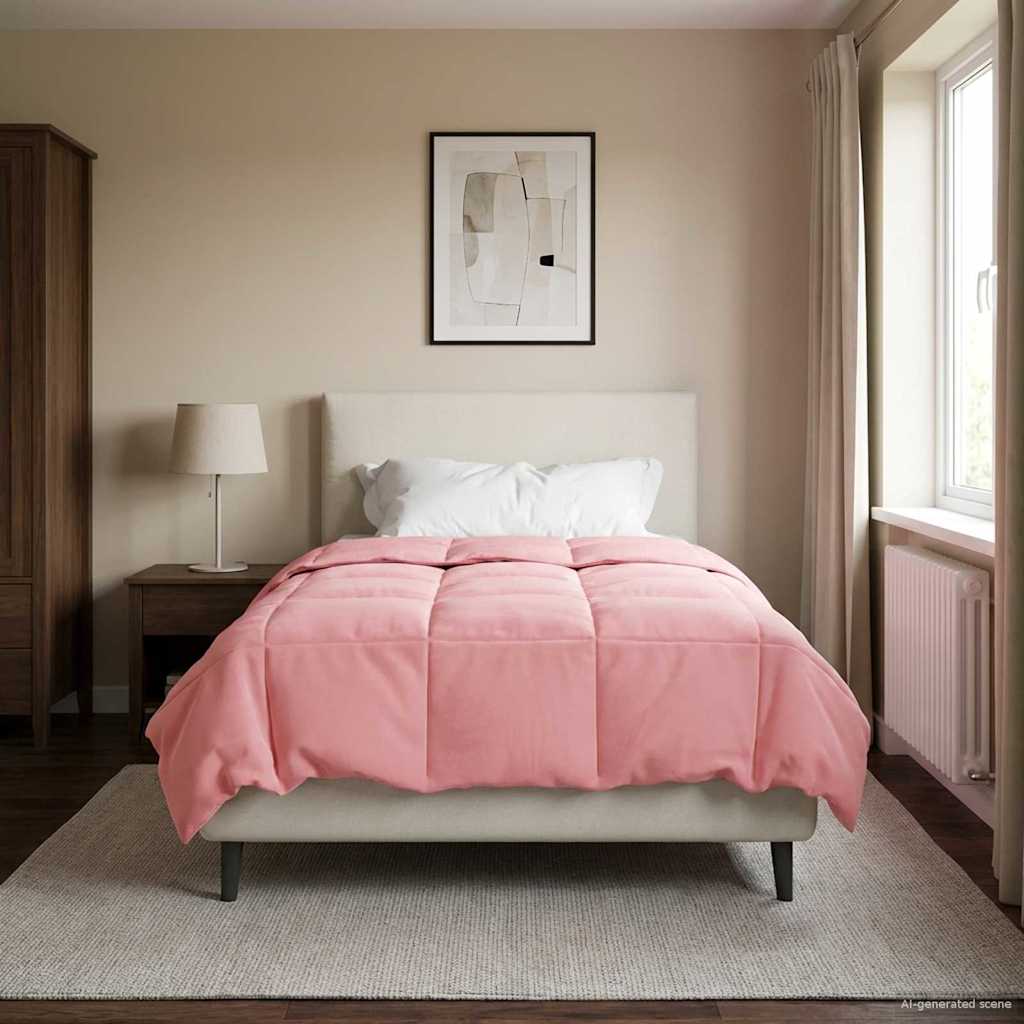 Piumino Letto Estivo 155 x 220 cm Estate Rosa Traspirante