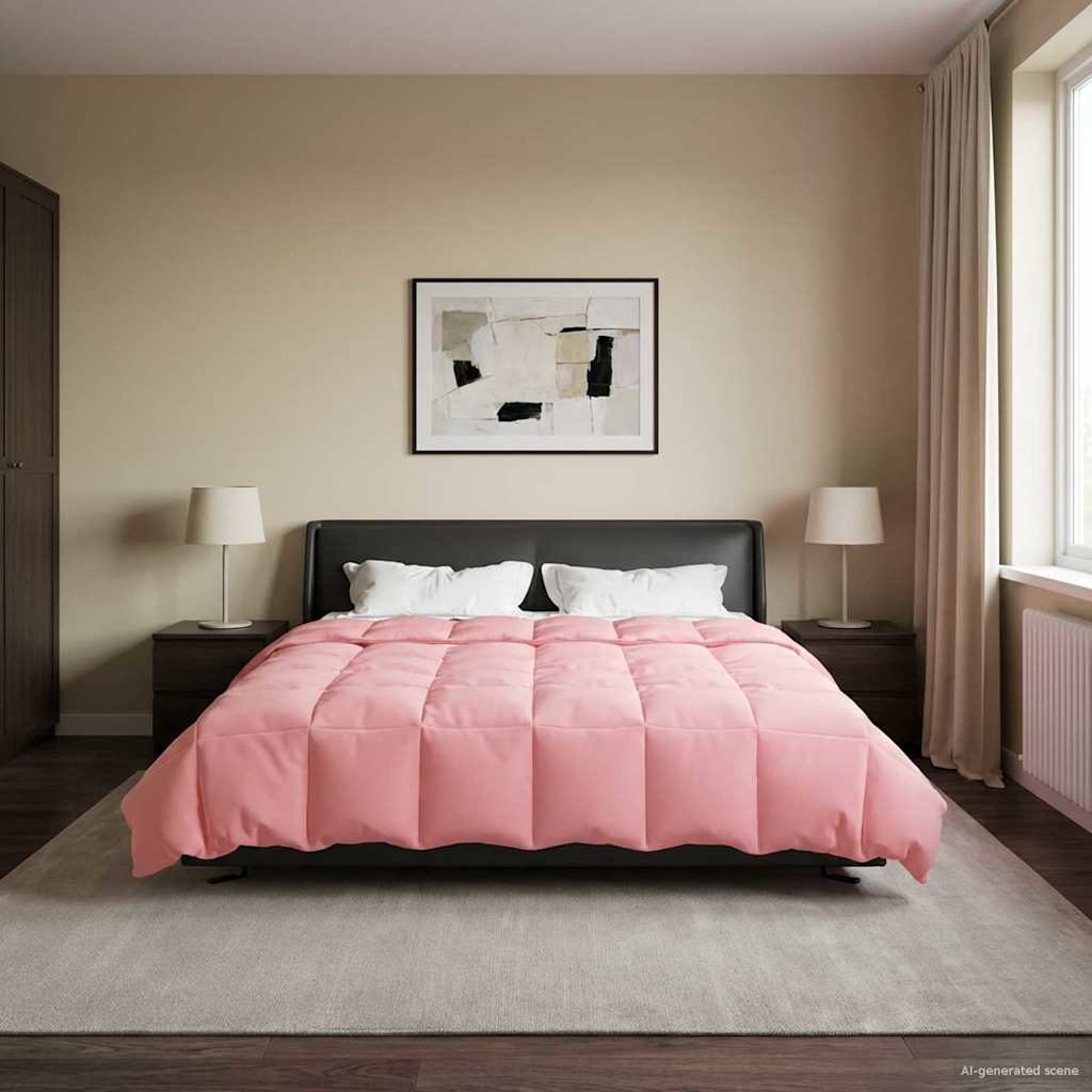 Piumino Letto Estivo 220 x 260 cm Estate Rosa Traspirante