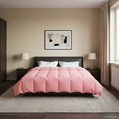 Piumino Letto Estivo 220 x 260 cm Estate Rosa Traspirante
