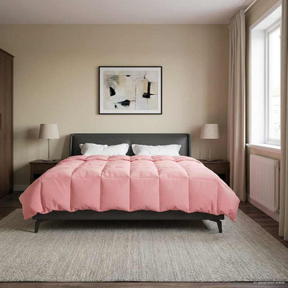Piumino Letto Estivo 240 x 260 cm Estate Rosa Traspirante