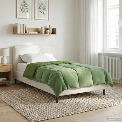 Piumino Letto Estivo 135 x 220 cm Estate Verde Traspirante