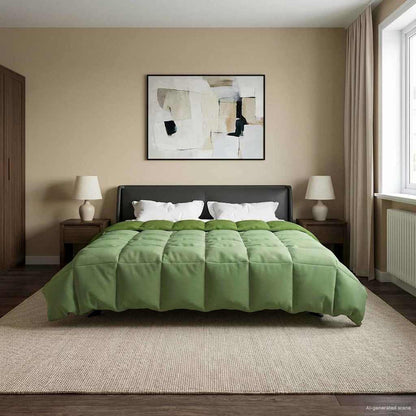 Piumino Letto Estivo 200 x 220 cm Estate Verde Traspirante