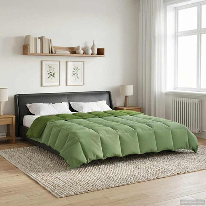 Piumino Letto Estivo 220 x 240 cm Estate Verde Traspirante