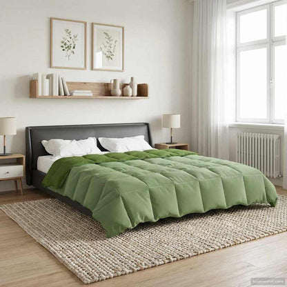 Piumino Letto Estivo 240 x 260 cm Estate Verde Traspirante