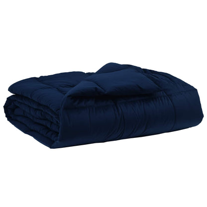 Piumino Letto Estivo 200 x 200 cm Estate Blu Scuro Traspirante