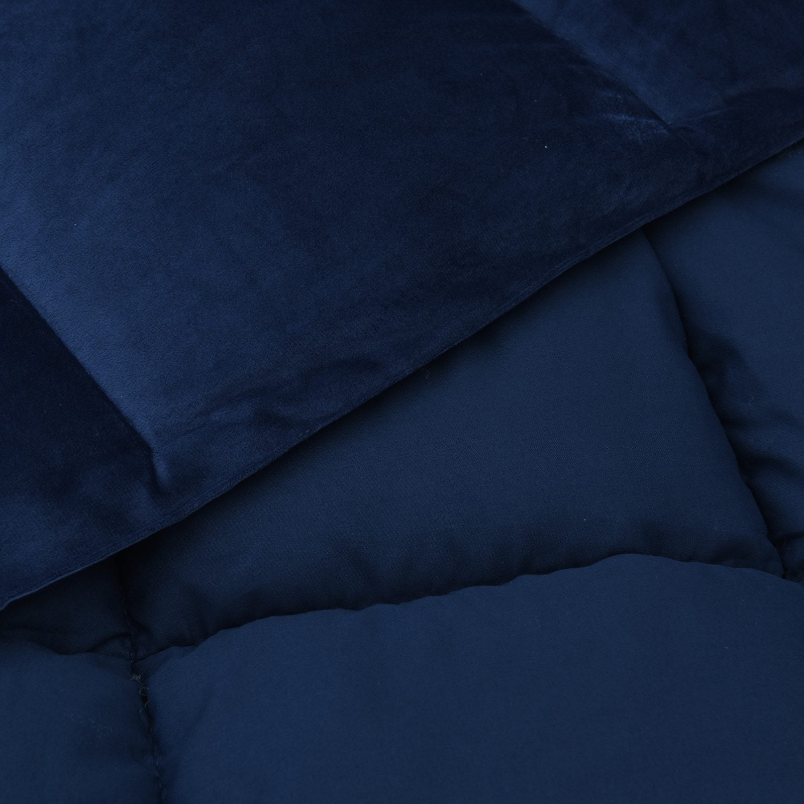 Duvet Estivo Trapuntato Blu Scuro 200 x 220 cm Microfibra | homemem39