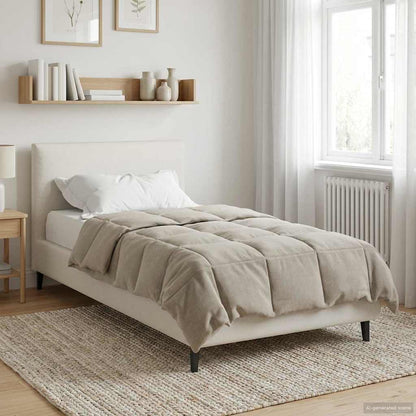 Piumino Letto Estivo 135 x 200 cm Estate Crema Traspirante