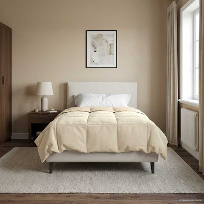 Piumino Letto Estivo 135 x 200 cm Estate Crema Traspirante