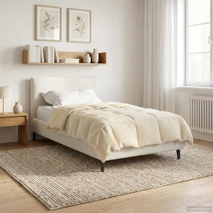 Piumino Letto Estivo 140 x 220 cm Estate Crema Traspirante