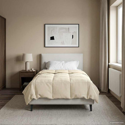 Piumino Letto Estivo 140 x 220 cm Estate Crema Traspirante