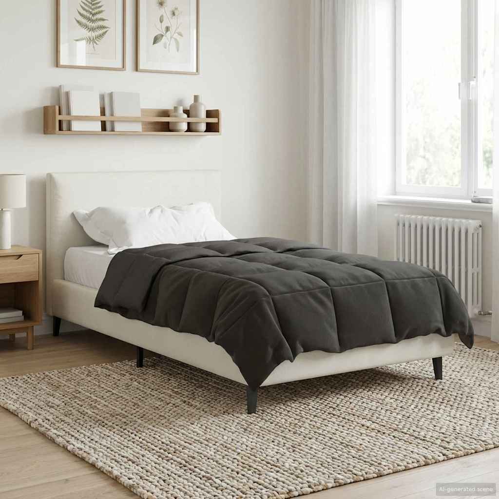 Piumone Completo Annuale 135 x 200 cm 4 stagioni Antracite
